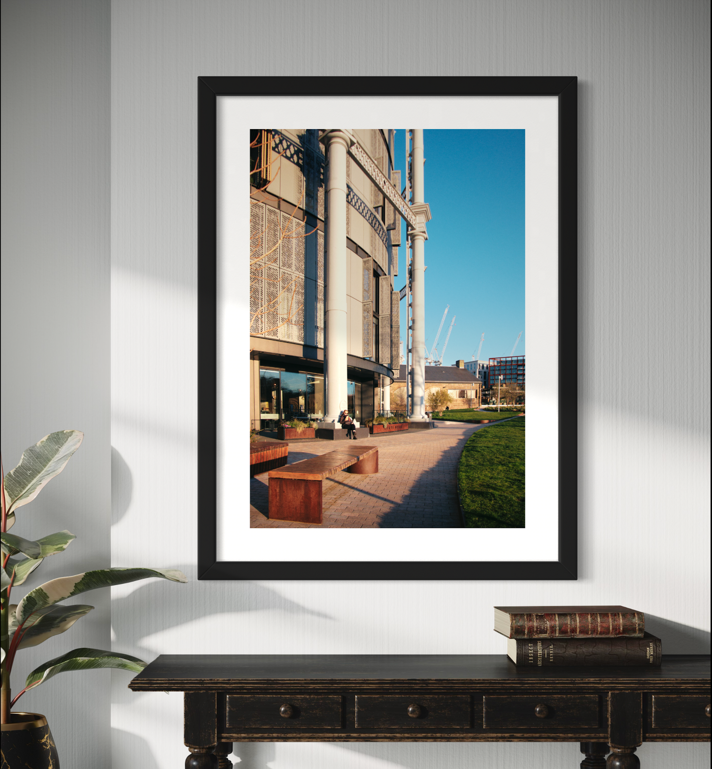 Featuring a stunning street photography print showcasing the iconic architecture of London's hottest destination, this product is perfect for anyone seeking a bold and dynamic addition to their art collection.