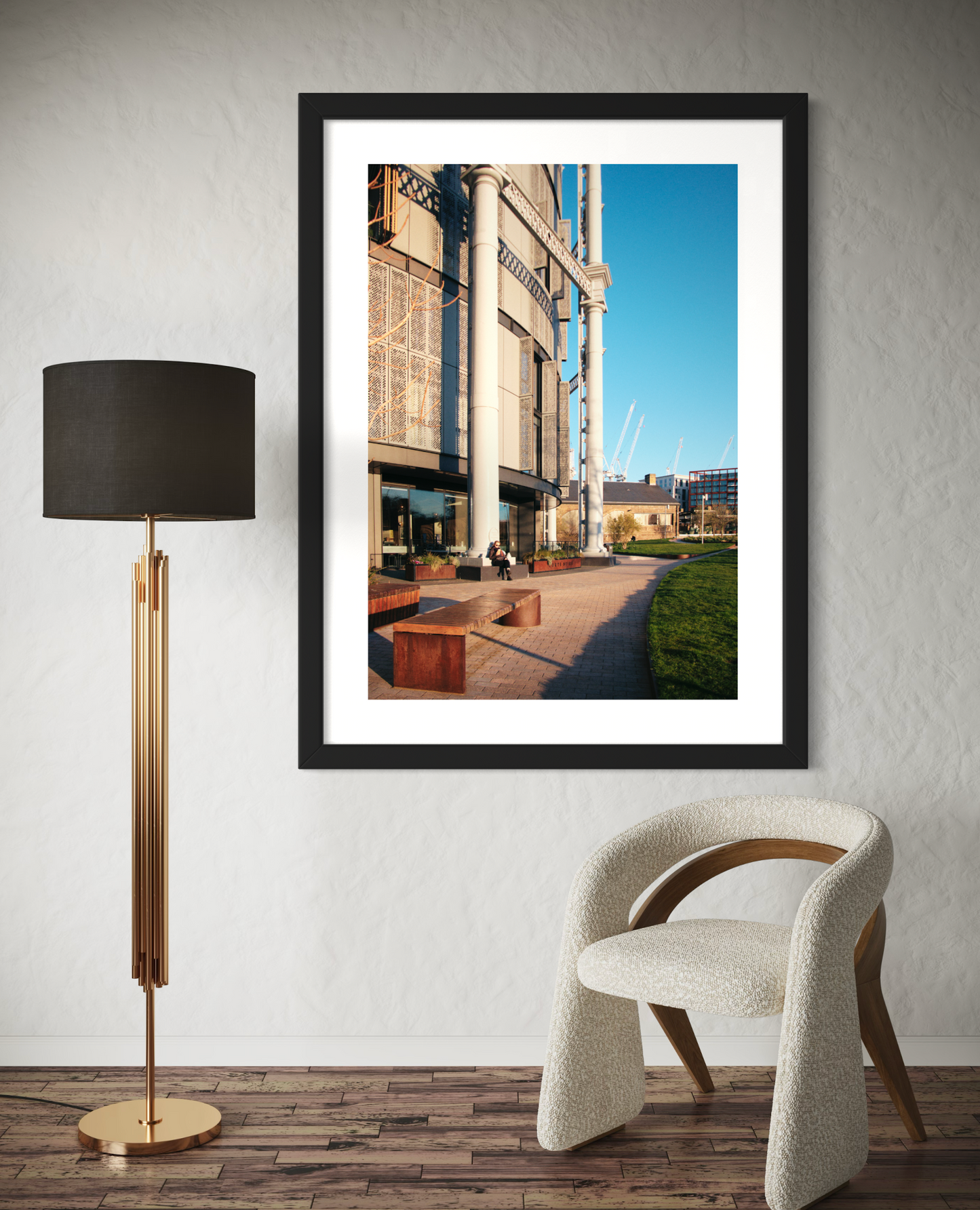 Featuring a stunning street photography print showcasing the iconic architecture of London's hottest destination, this product is perfect for anyone seeking a bold and dynamic addition to their art collection.