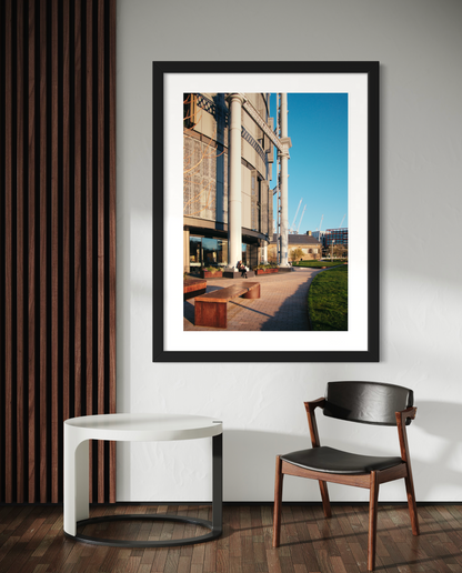 Featuring a stunning street photography print showcasing the iconic architecture of London's hottest destination, this product is perfect for anyone seeking a bold and dynamic addition to their art collection.