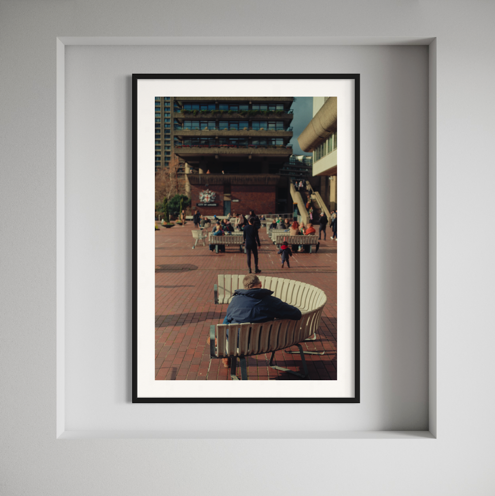 Barbican Man on a Bench